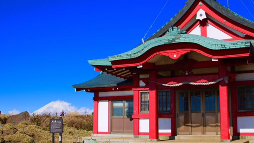 山頂, 神社, 富士山, 箱根元宮, パワースポット