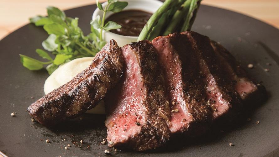 黒毛和牛のステーキ