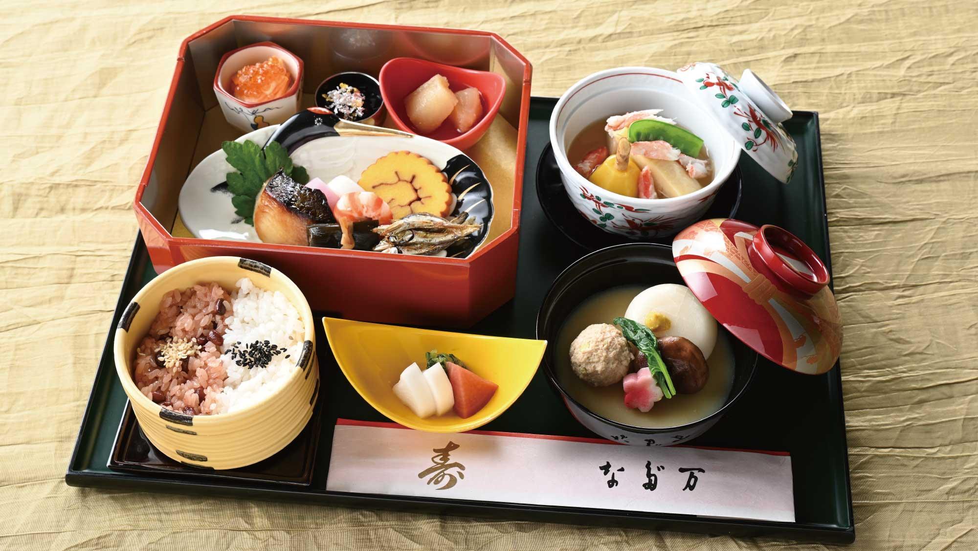 「広島 なだ万」元旦おせち朝食イメージ