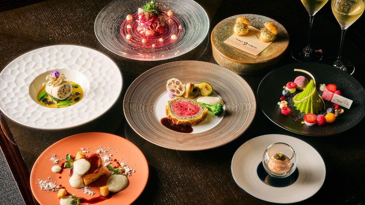 クリスマス限定のDINING &amp; BAR TABLE 9 TOKYOディナーメニュー一例
