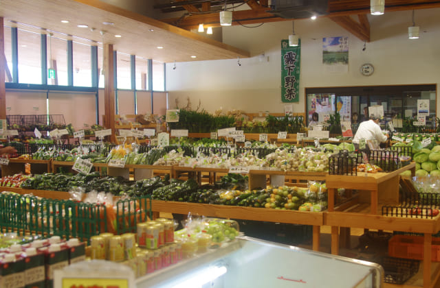 朝収穫した新鮮な野菜が大人気!軽井沢発地市庭