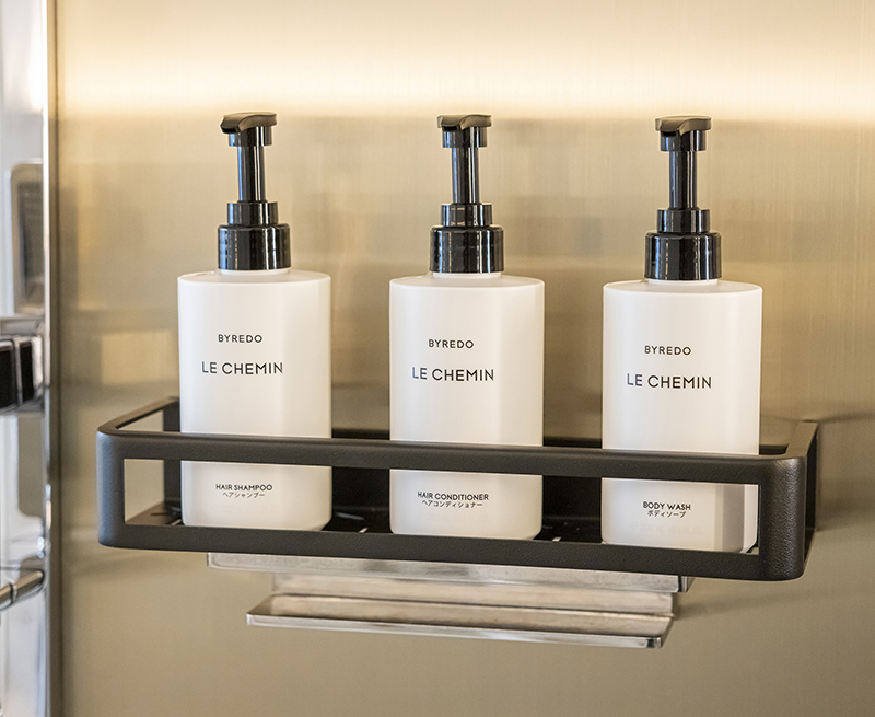 Bath amenities changed to pump bottles