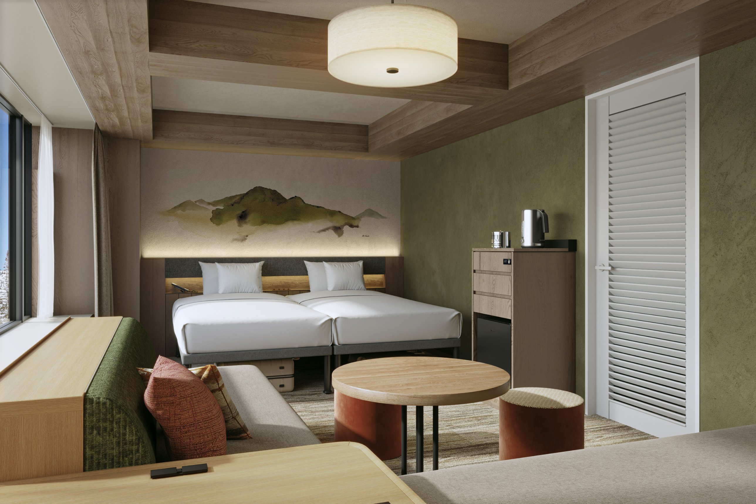 リニューアルした4号館の客室