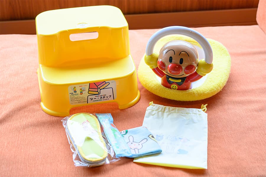 あると嬉しい子ども向けアメニティや貸し出しアイテム