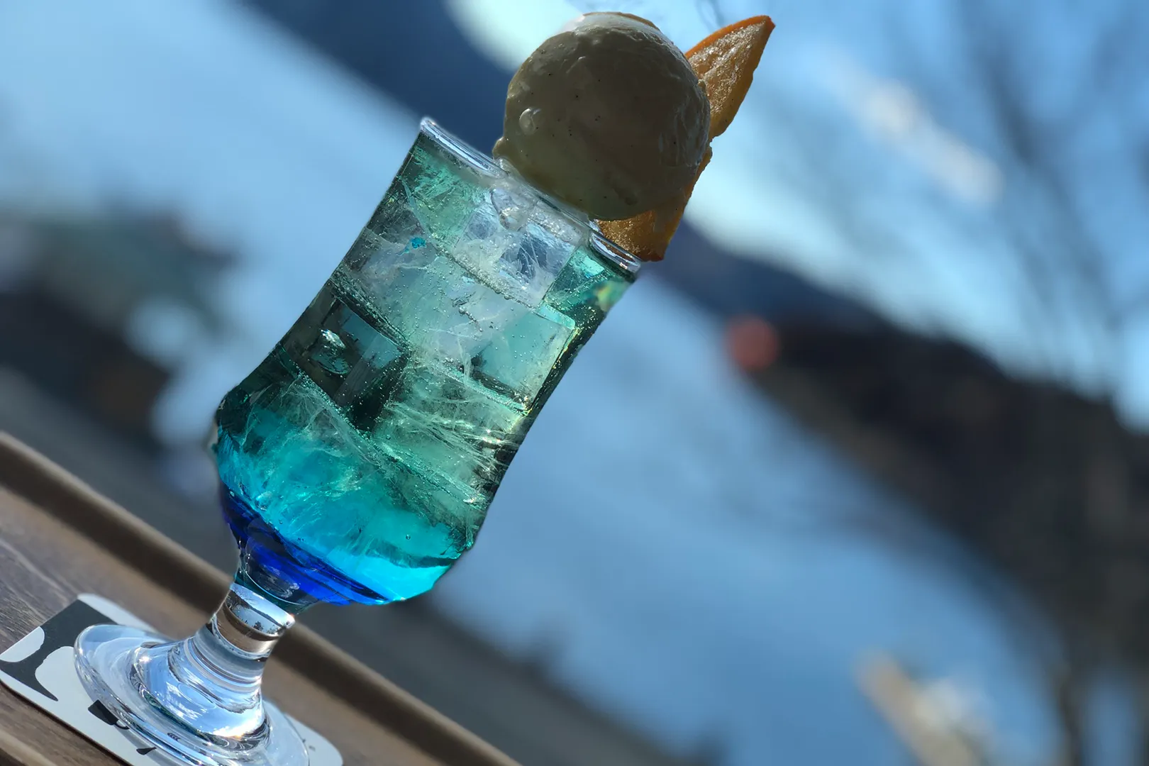湖畔ランチ