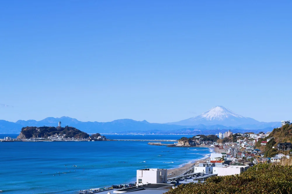 鎌倉プリンスホテル公式Webサイトより「江の島と富士山の眺め」