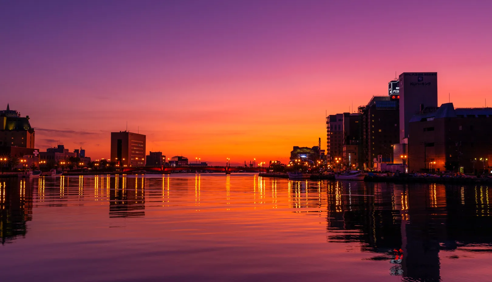 「水蒸気」が生む釧路ならではの夕景