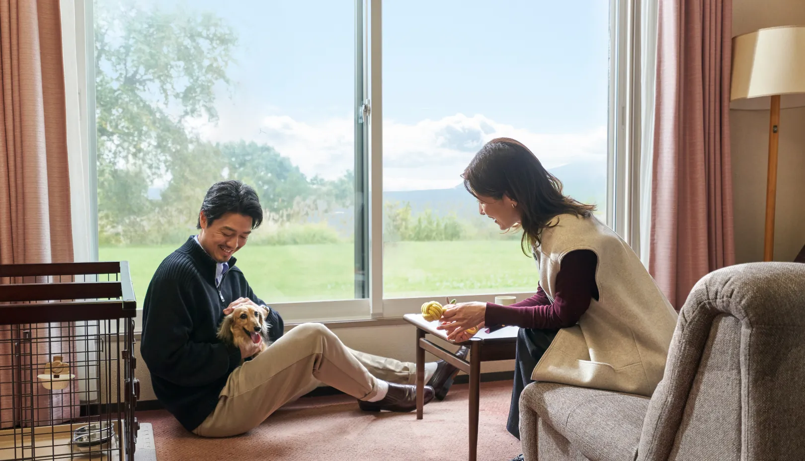 部屋にワンちゃんだけを留守番させることはできますか?