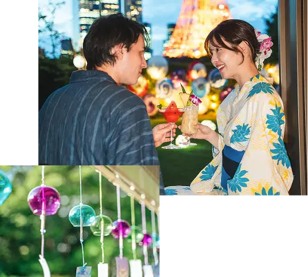 絶景を望む縁側席