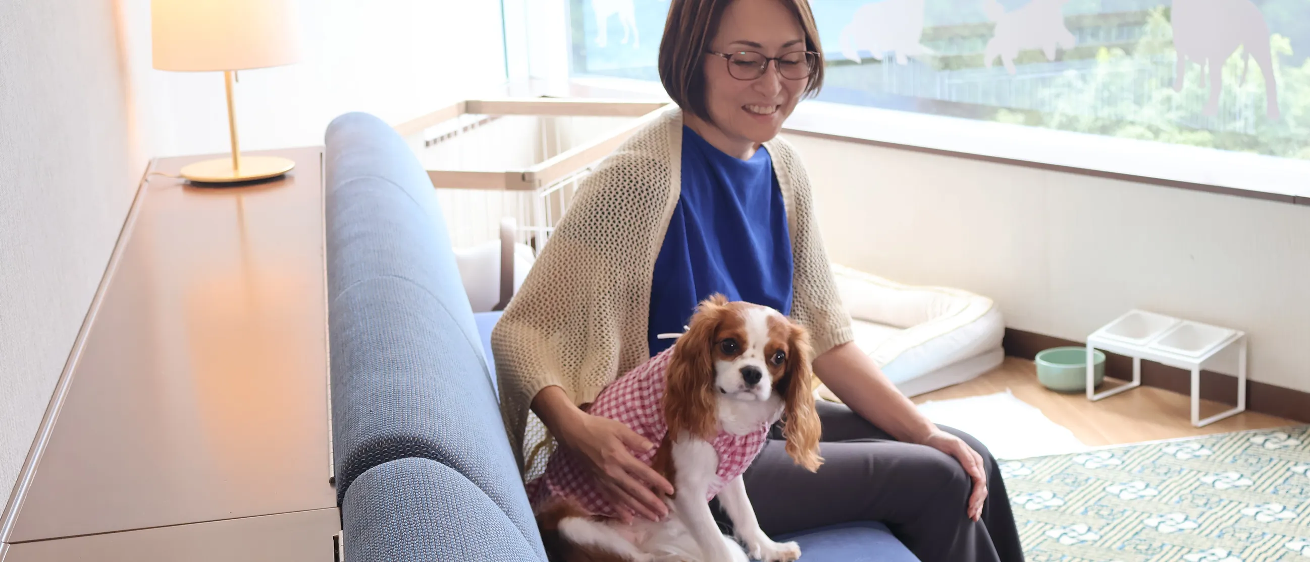 自然に囲まれたコテージでワンちゃん・ネコちゃんとリゾートステイ