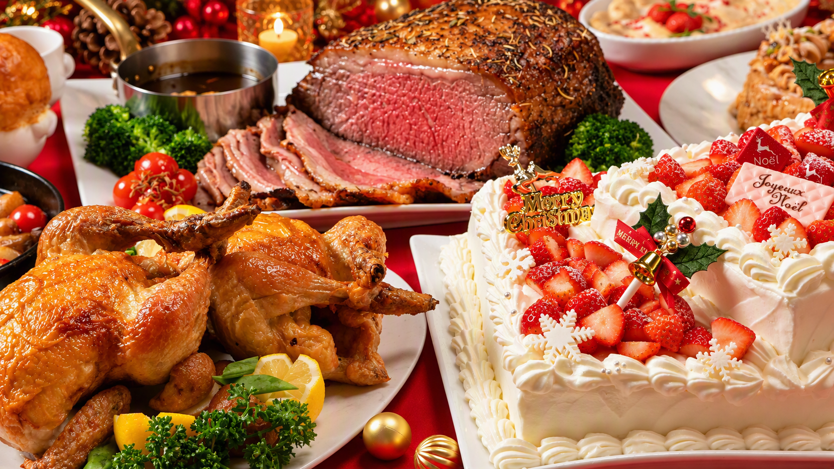 【クラブブレックファースト付き】クリスマス＆ウィンターディナーブッフェプラン