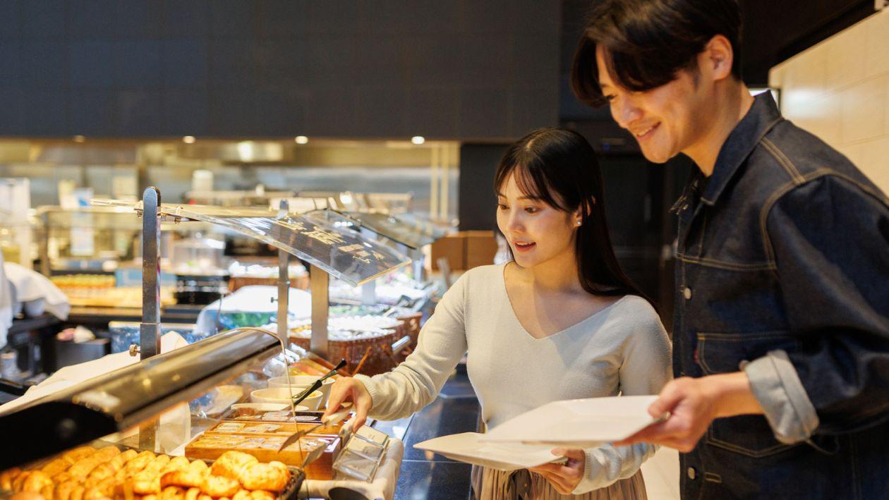 LUXE DINING HAPUNAの朝食メニュー一例