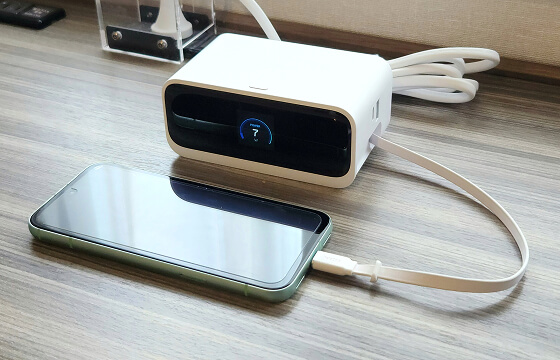 巻取り式 USB-Cケーブル Anker Nano Charging Station