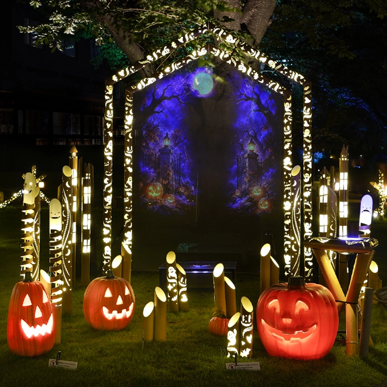 Halloween Bamboo lantern Photo Spot