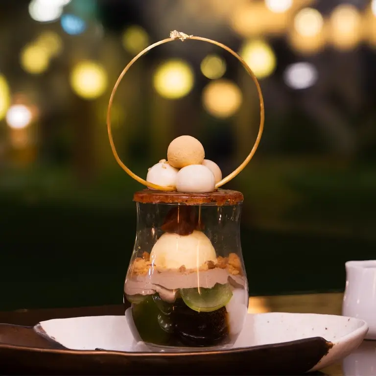 Moon-Waiting Set ~Autumn Moon~ Moon-Viewing Mini Parfait