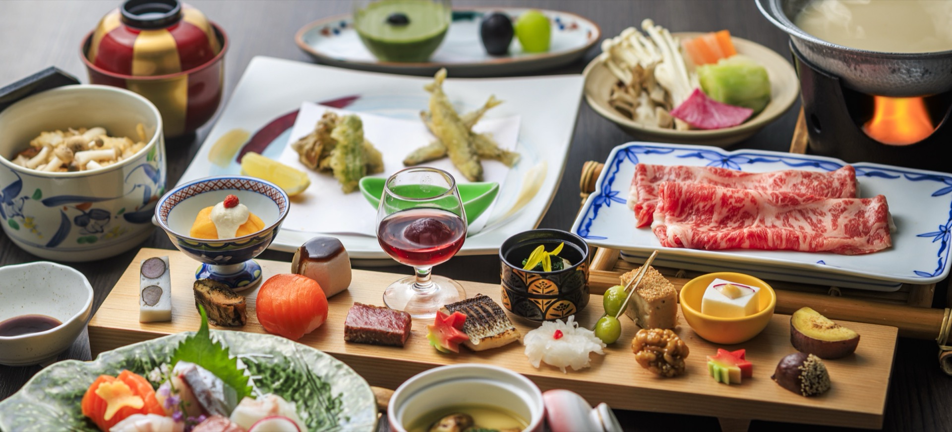 箱根会席の料理